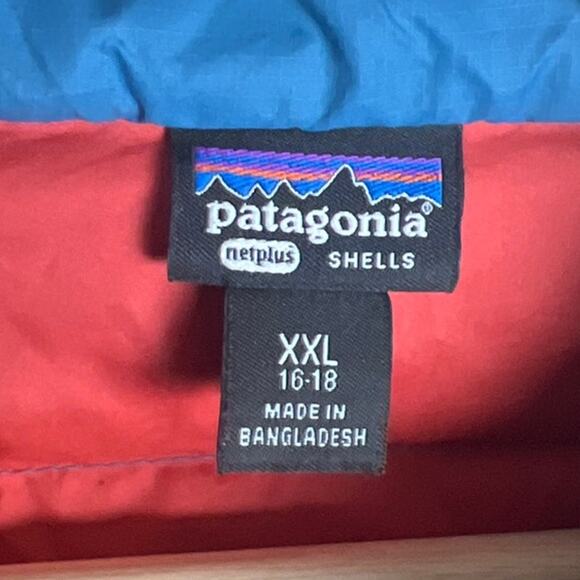 Patagonia Netplus Shells Puffer 2XL 16-18 100% Recycled Nylon Youth - Picture 4 of 7